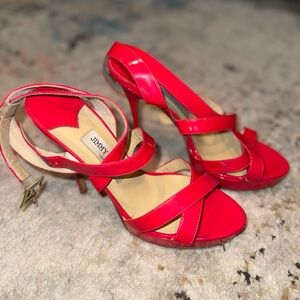 Jimmy Choo Vibrant hot pink Strappy Heels